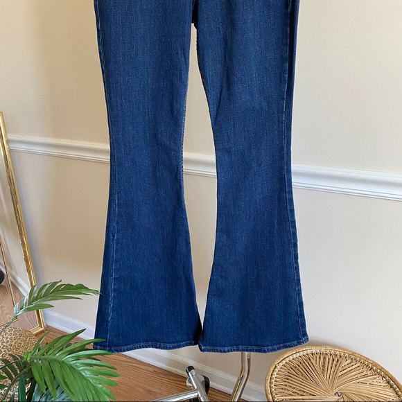 Free People Hi Rise Flare Leg Bell Bottom Jeans 29 - Picture 5 of 12